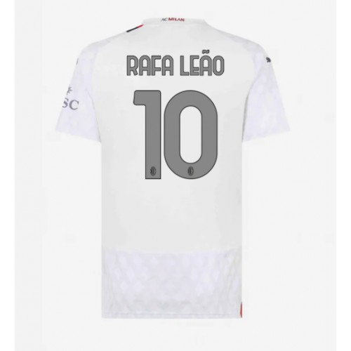Ženski Nogometni dresi AC Milan Rafael Leao #10 Gostujoči 2023-24 Kratek Rokav